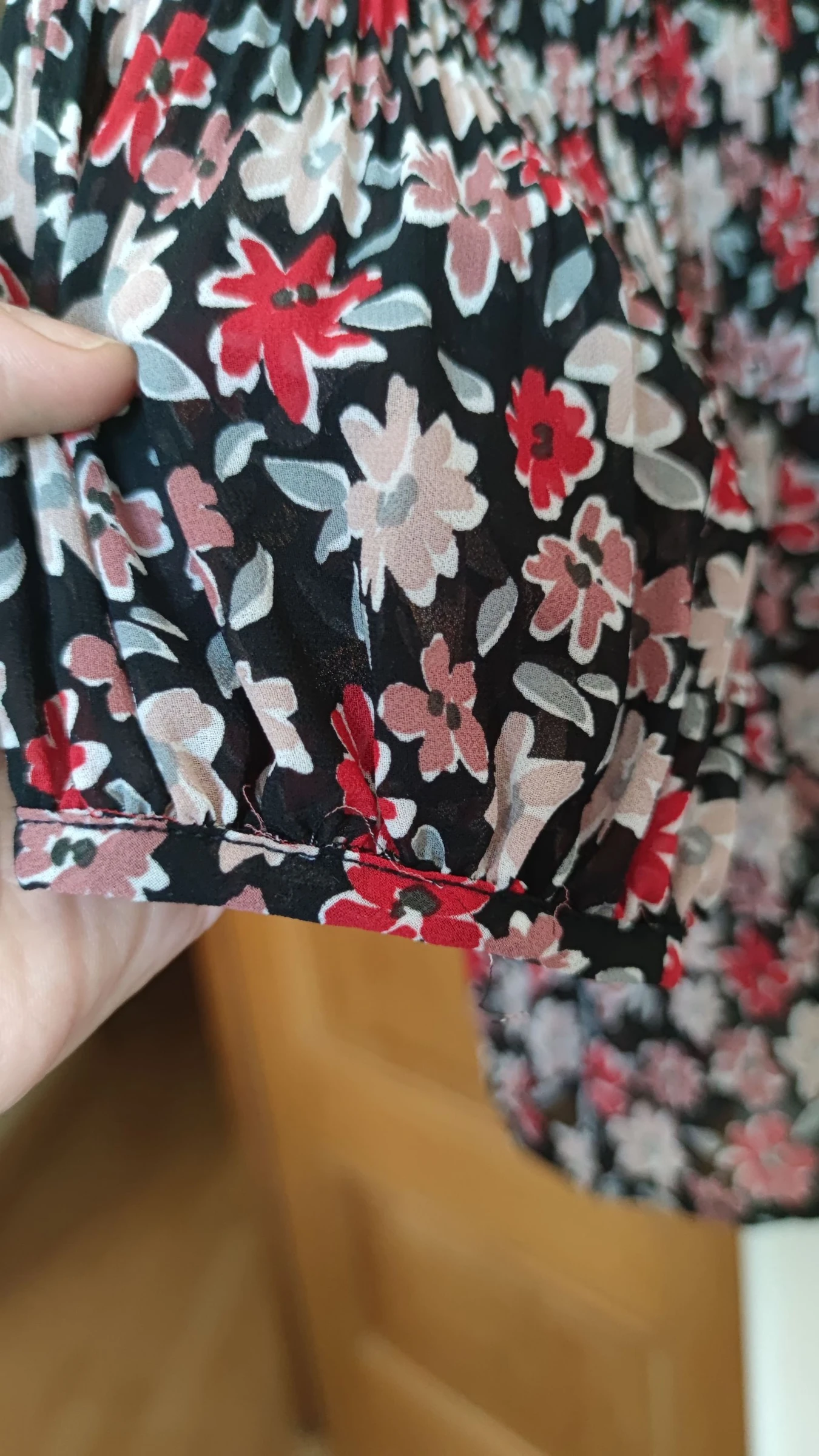 Oversize Floral Chiffon Blouse Sfera Size M/38 – photo 5